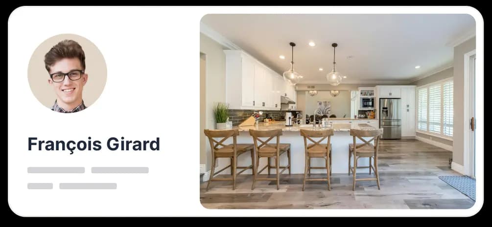 Modern dining space